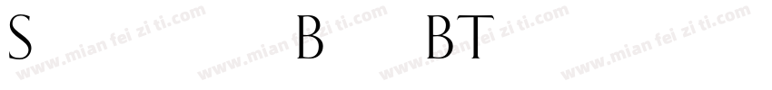 Schneidler Bold BT字体转换